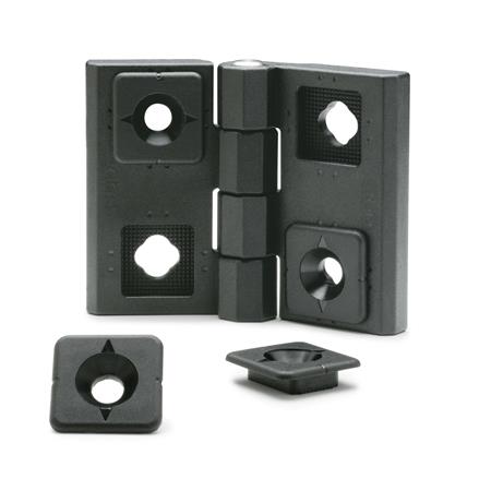 Otto Ganter Hinge Adjustable Plastic, GN 236